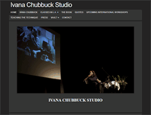 Tablet Screenshot of ivanachubbuck.com